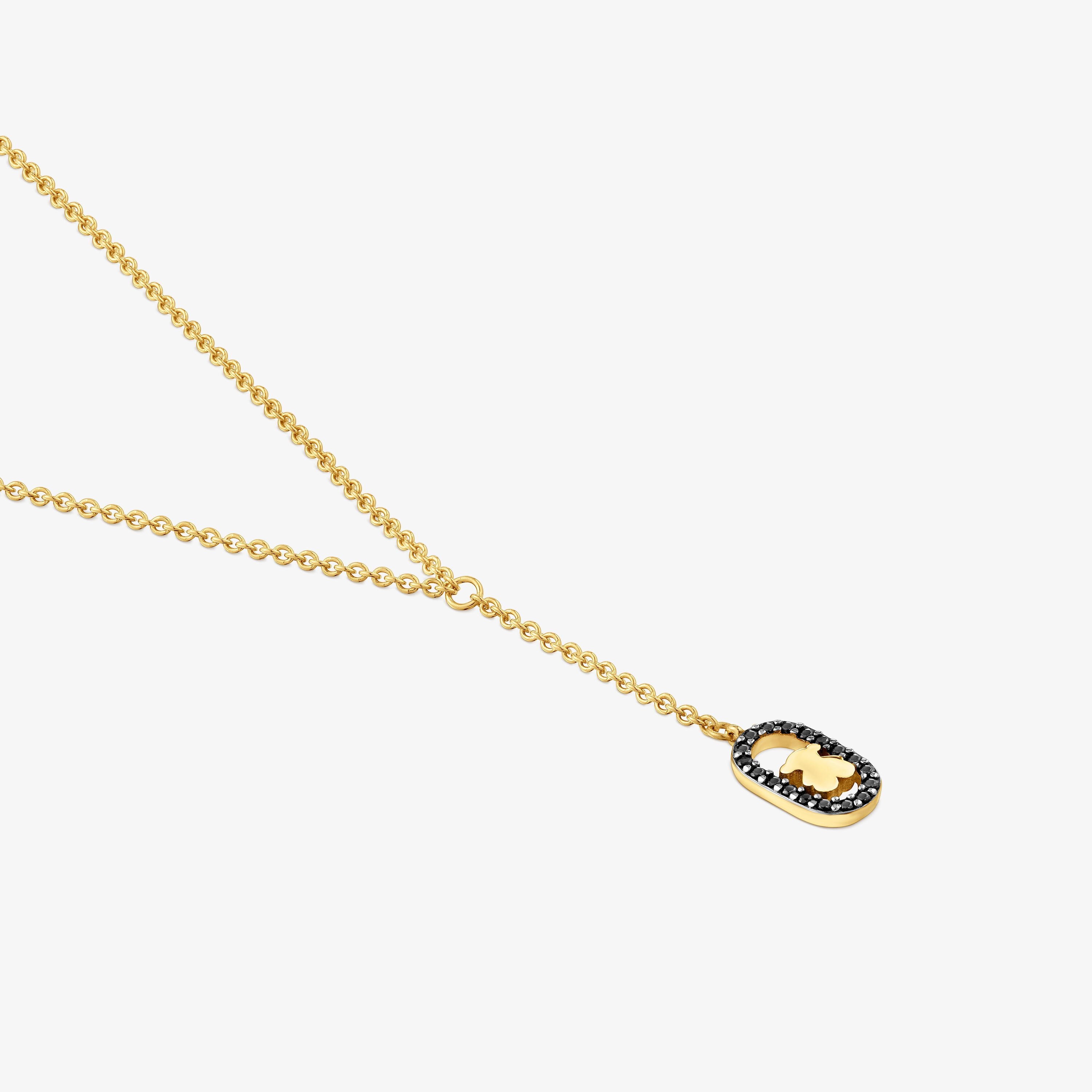 Necklace with 18K gold vermeil and spinels TOUS Camille