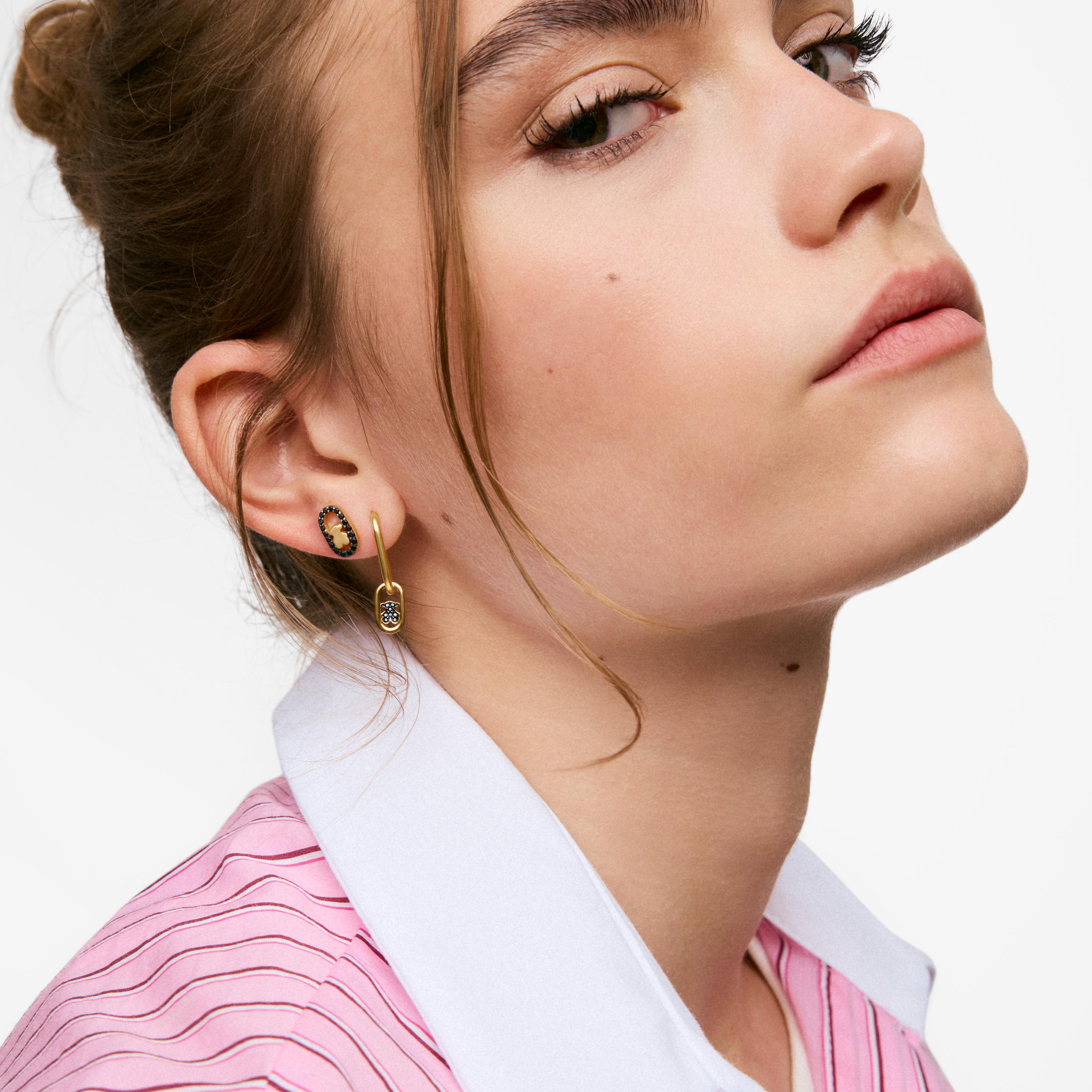 Earrings with 18K gold vermeil and spinels TOUS Camille