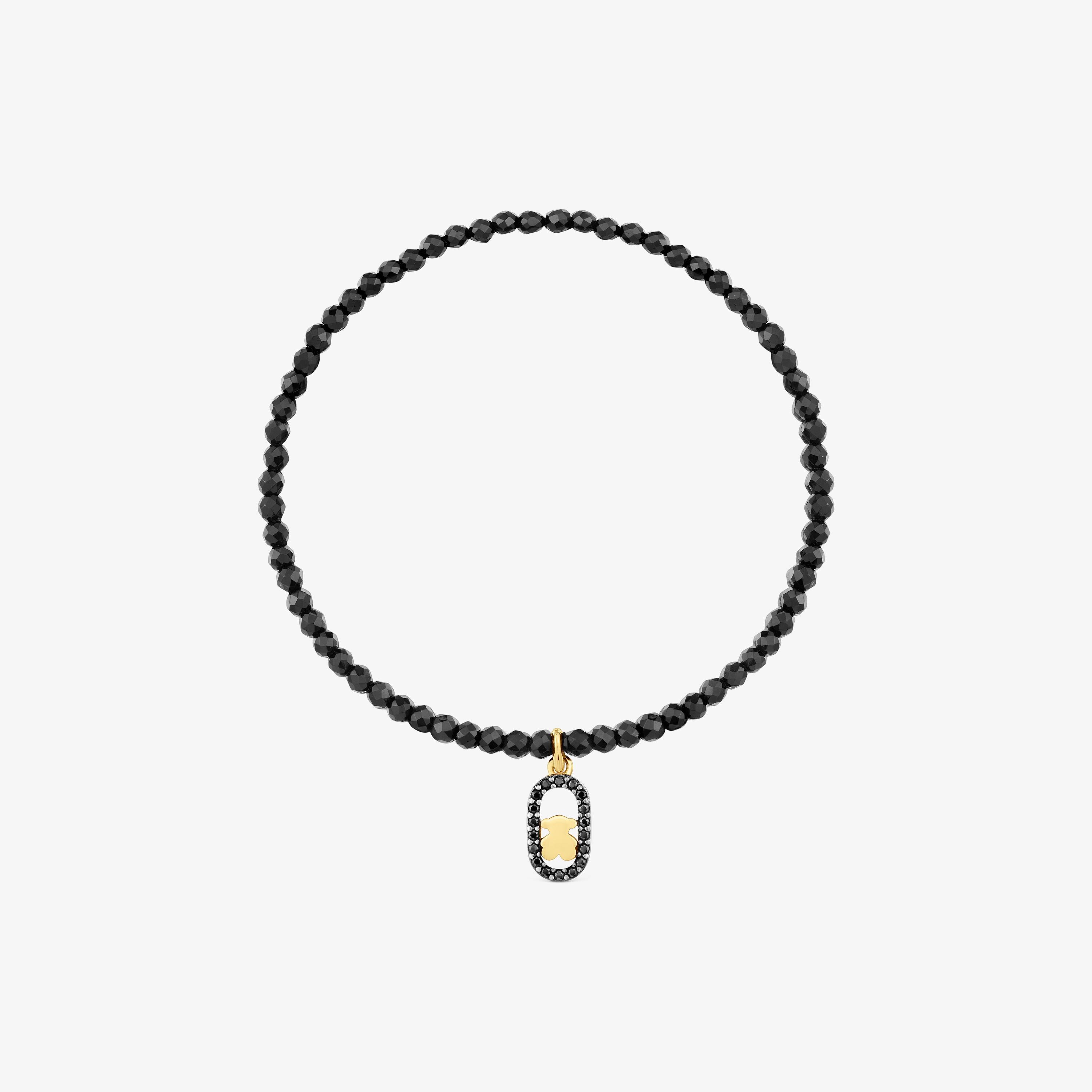 Elastic bracelet with spinels and 18K gold vermeil TOUS Camille