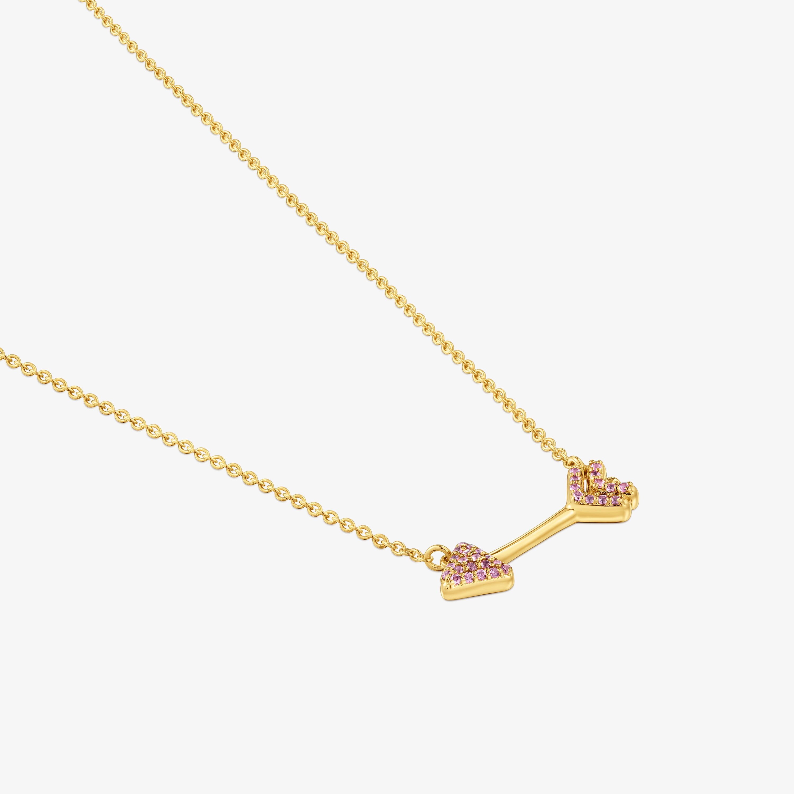 Necklace with 18K gold vermeil and rhodolites TOUS Flechazo