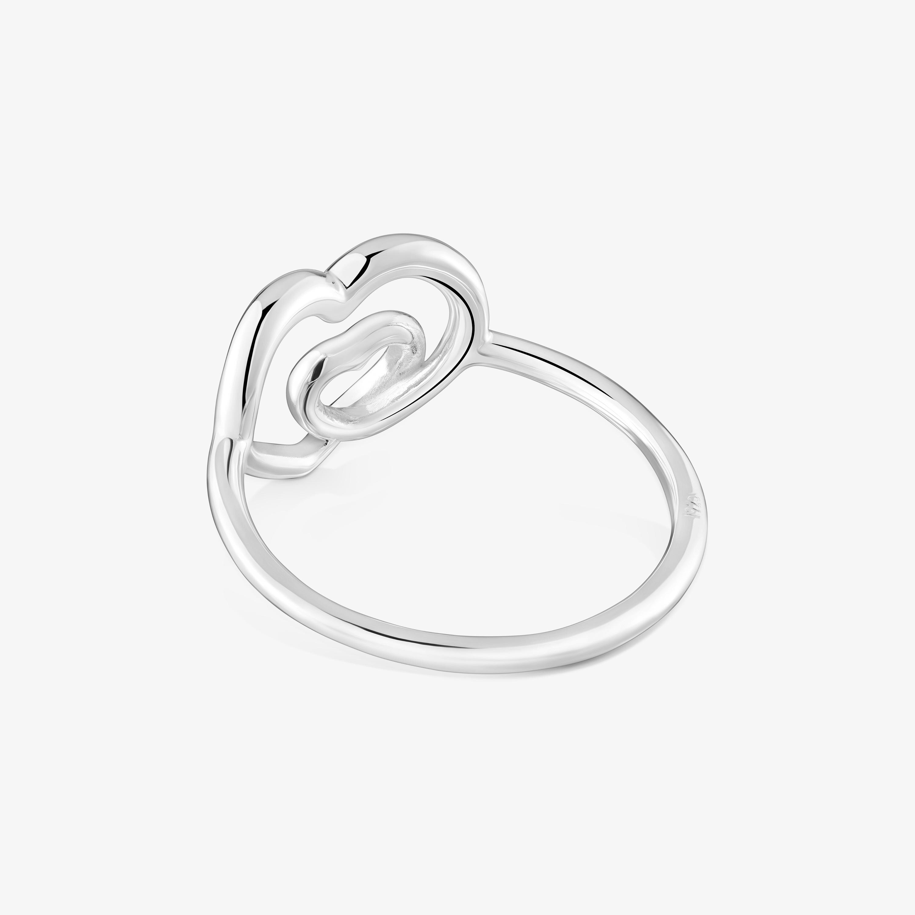 Silver silhouette Ring TOUS Flechazo