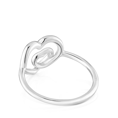Bague silhouette en argent TOUS Flechazo