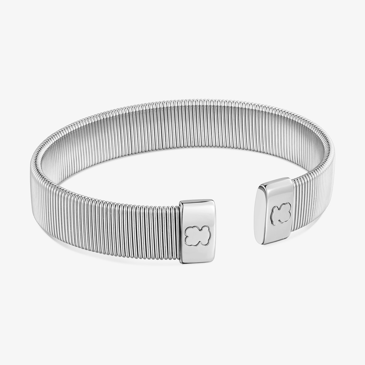 Tous - Pulsera Esclava De Acero 12 Mm Bulevard - Plateado