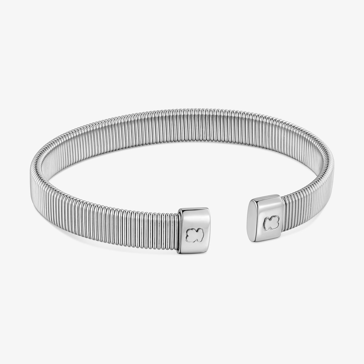 Tous - Pulsera Esclava De Acero 8 Mm Bulevard - Plateado