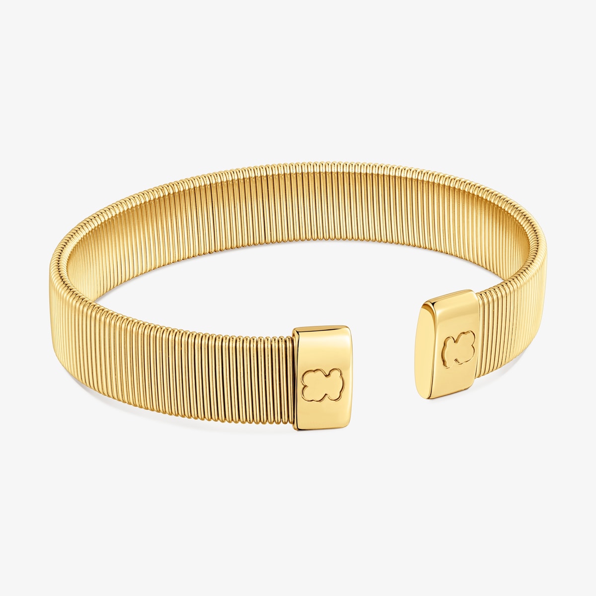 Tous - Pulsera Esclava De Acero Dorado 12 Mm Bulevard - Dorado