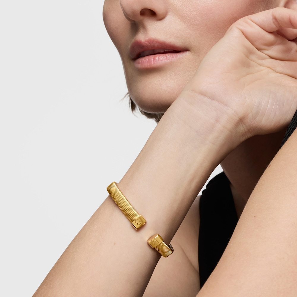 8&nbsp;mm gold-colored steel Bangle Bulevar