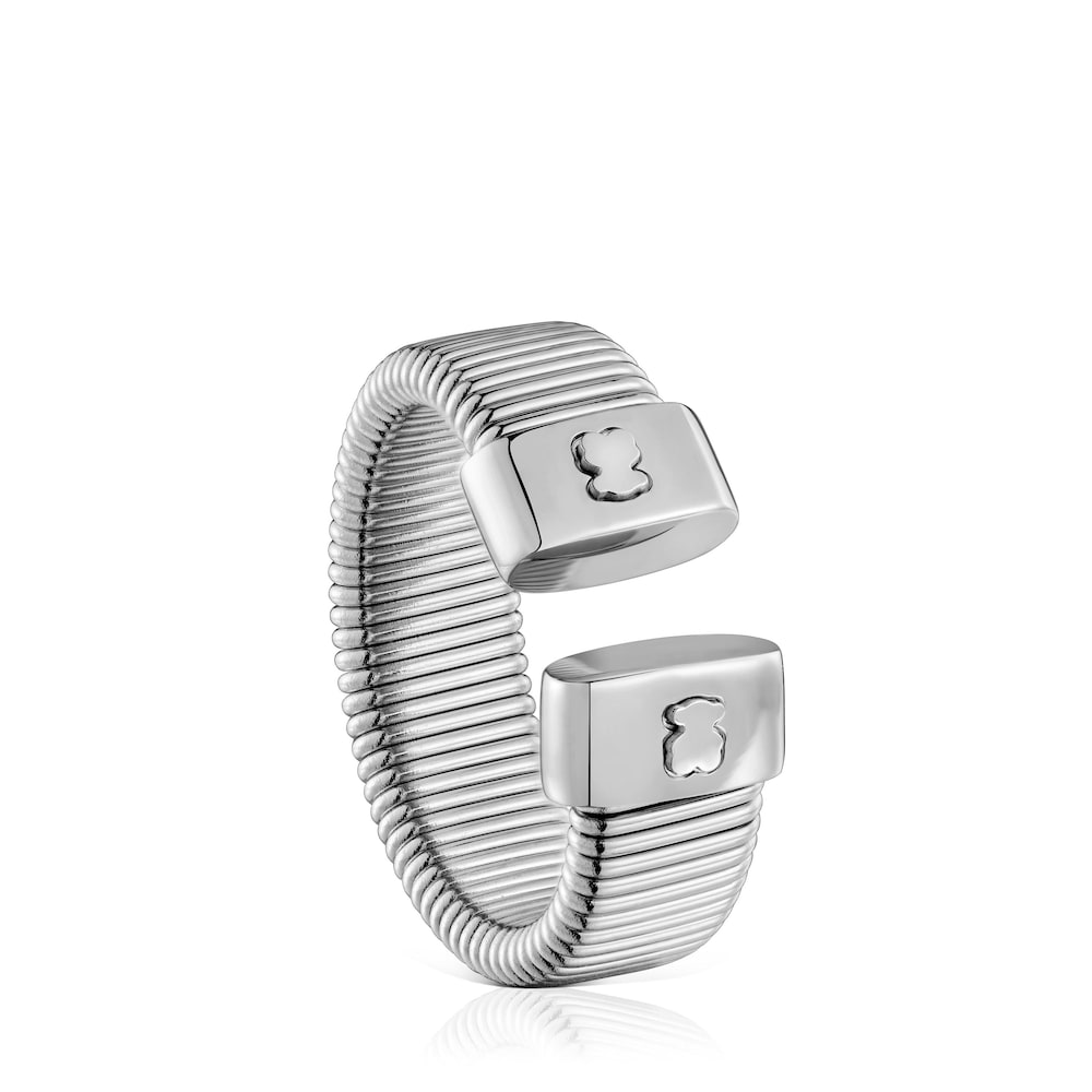 Anillo abierto de acero Bulevard image number 0
