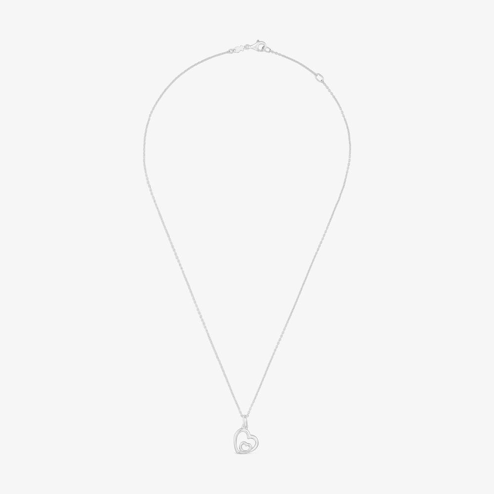 Collier en argent motif c&oelig;ur 12&nbsp;mm TOUS Flechazo