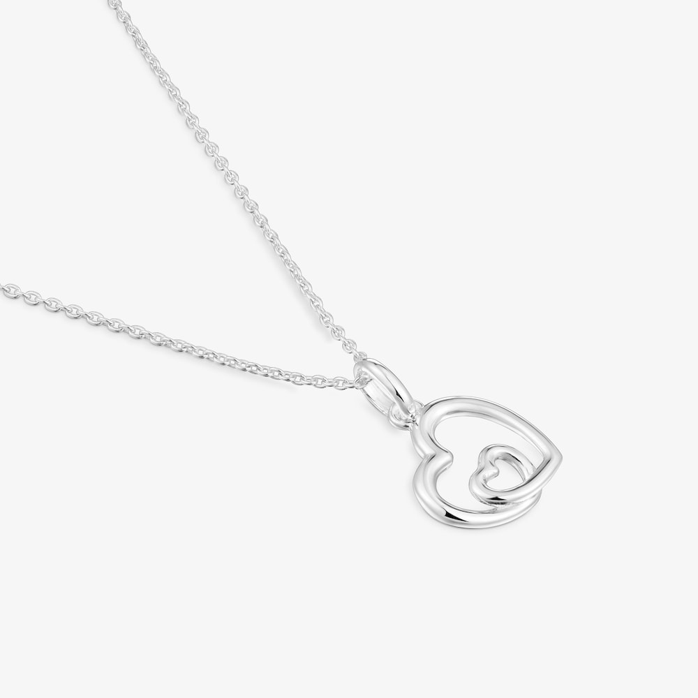 Collier en argent motif c&oelig;ur 12&nbsp;mm TOUS Flechazo