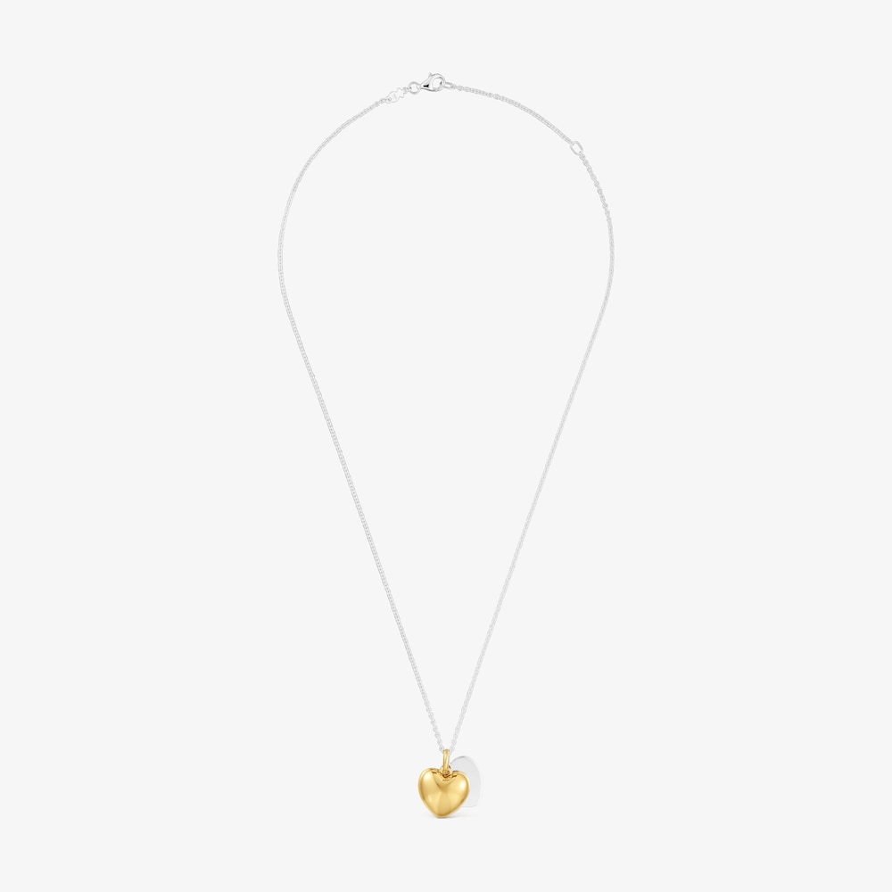 Collier bicolore double c&oelig;ur 16&nbsp;mm TOUS Flechazo