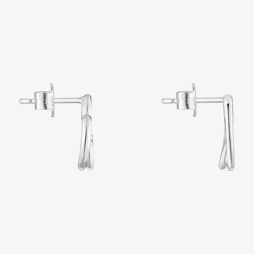 Boucles d&rsquo;oreilles silhouette en argent TOUS Flechazo