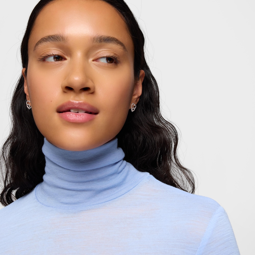 Boucles d&rsquo;oreilles silhouette en argent TOUS Flechazo