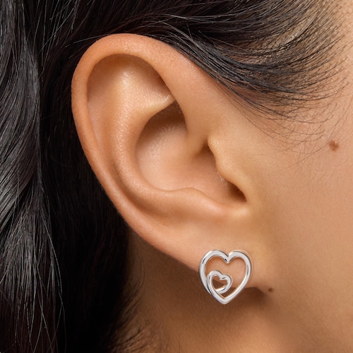 Silver silhouette Earrings TOUS Flechazo