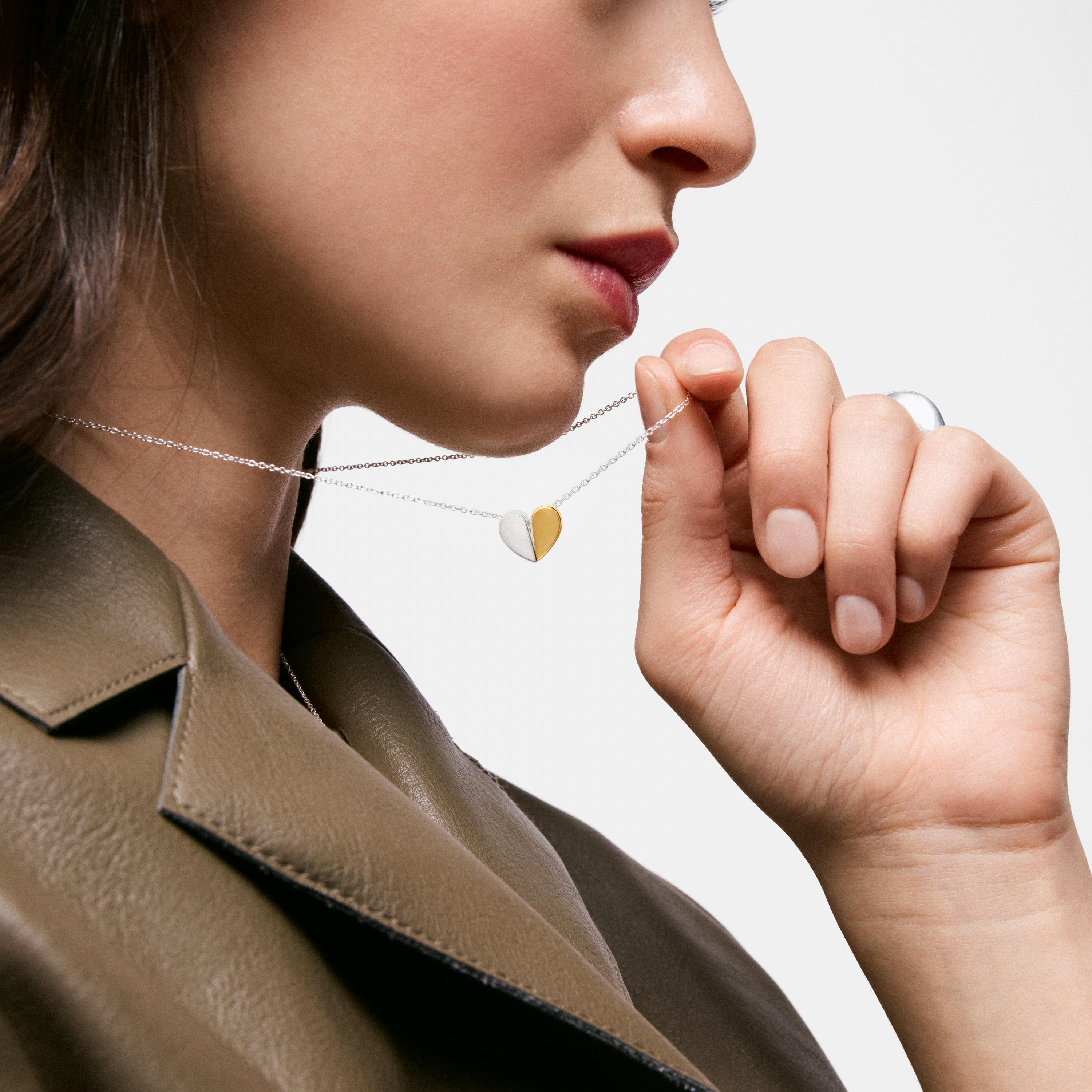 Two-tone Necklace with  mm heart motif TOUS 1950