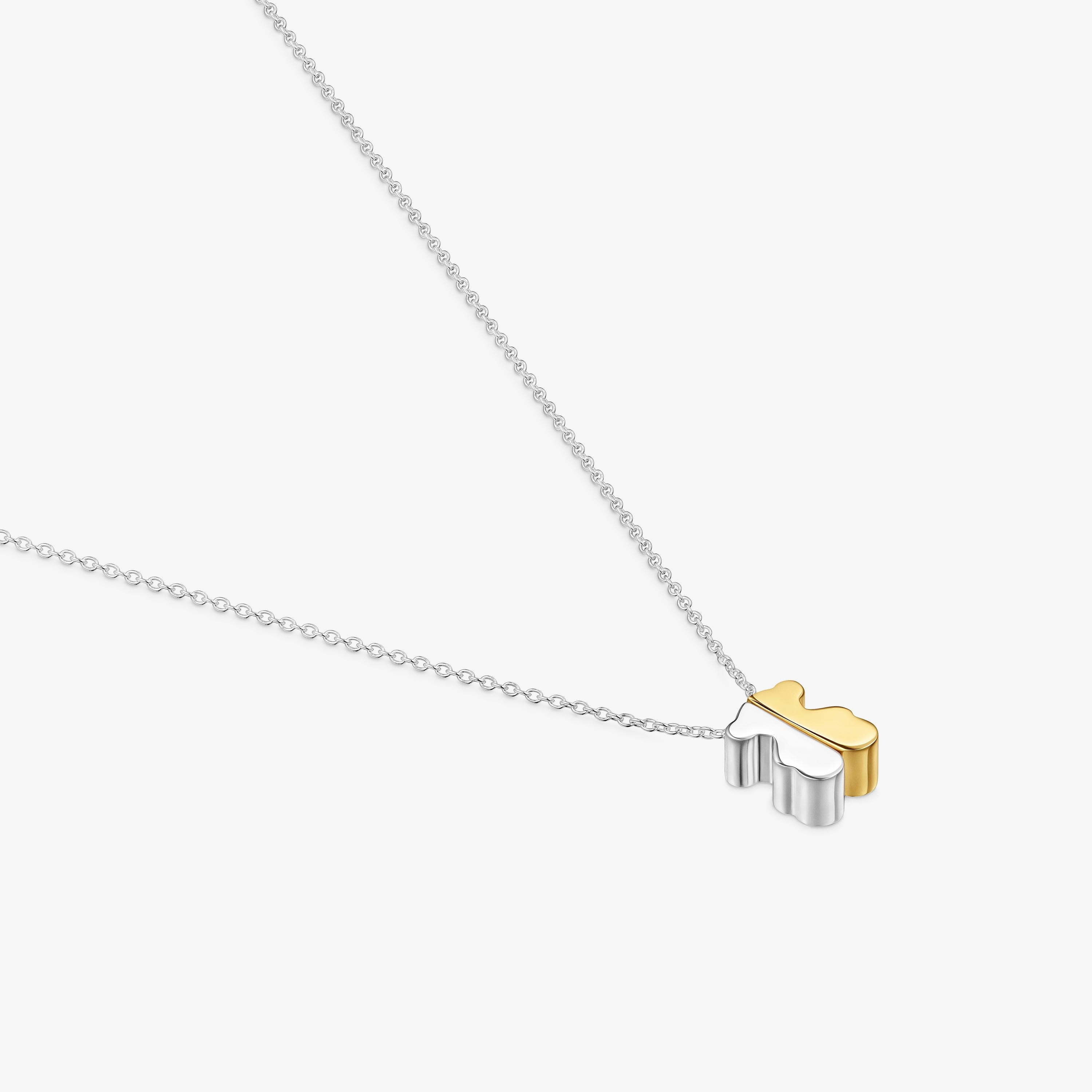Two-tone Necklace with  mm bear motif TOUS 1950