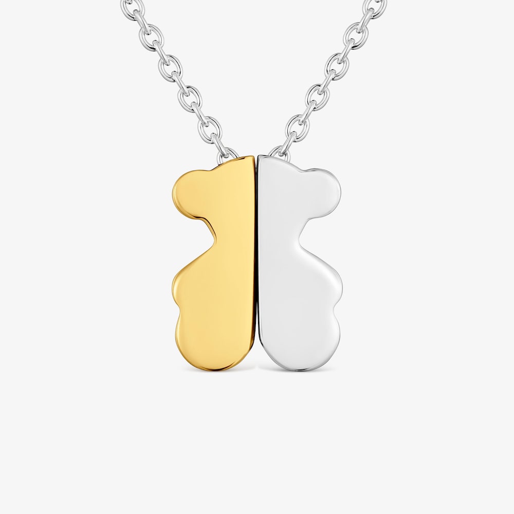 Collar bicolor y motivo oso 12 mm TOUS 1950