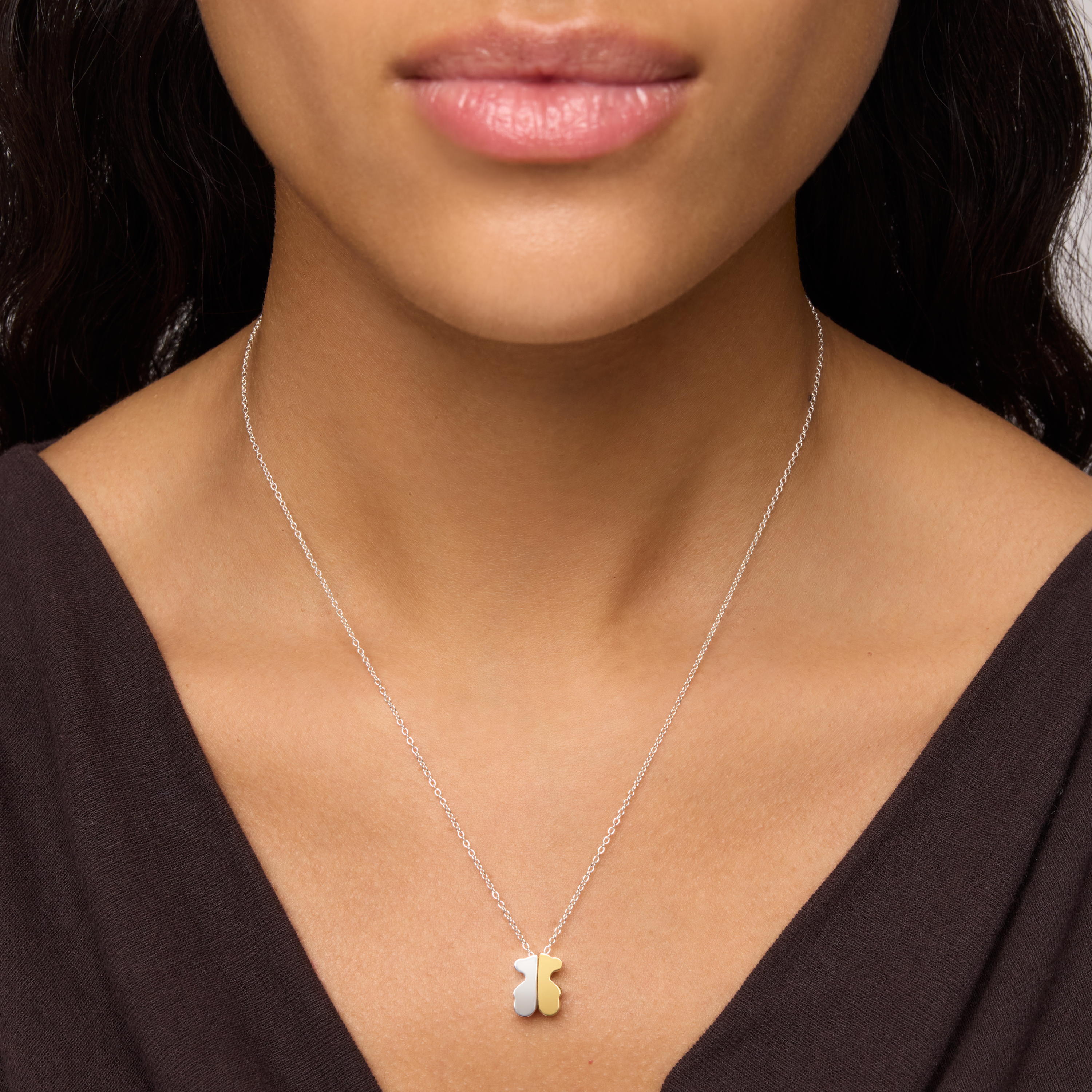 Two-tone Necklace with  mm bear motif TOUS 1950