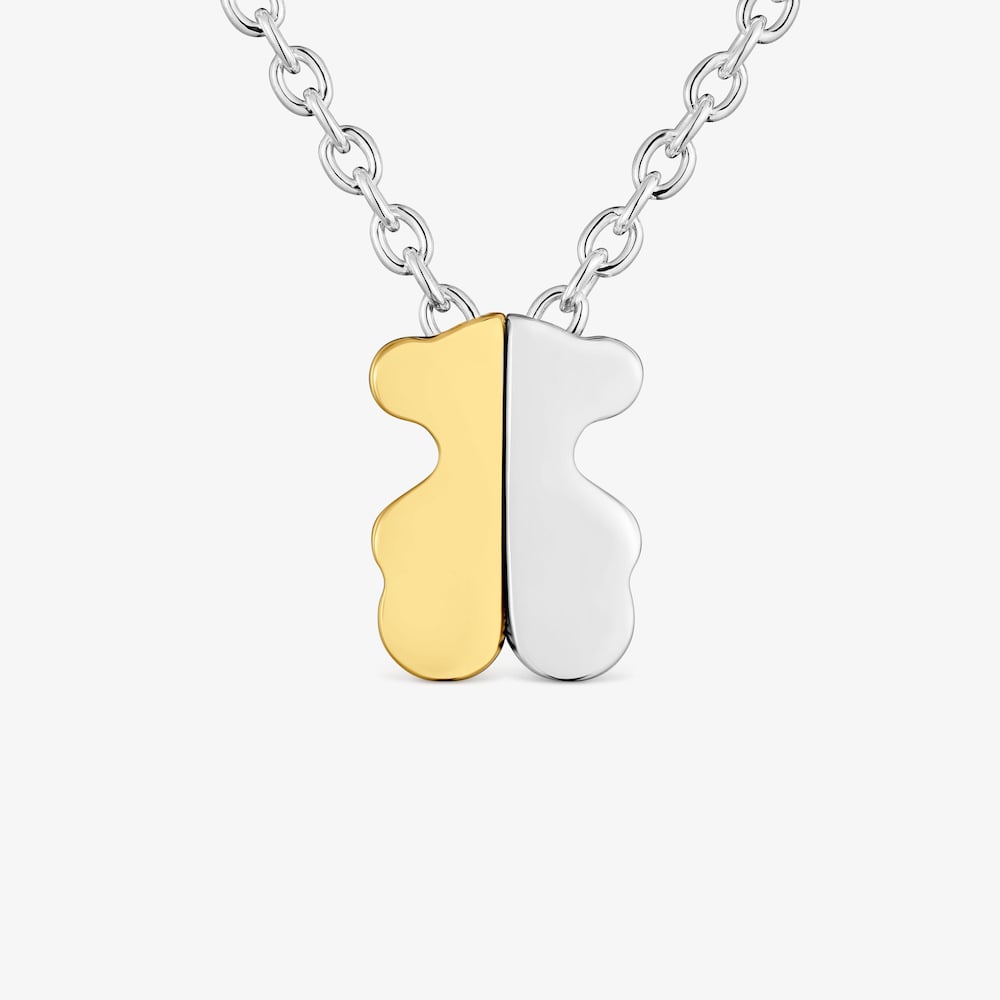 Dwukolorowy Naszyjnik z 8-milimetrowym motywem misia TOUS 1950