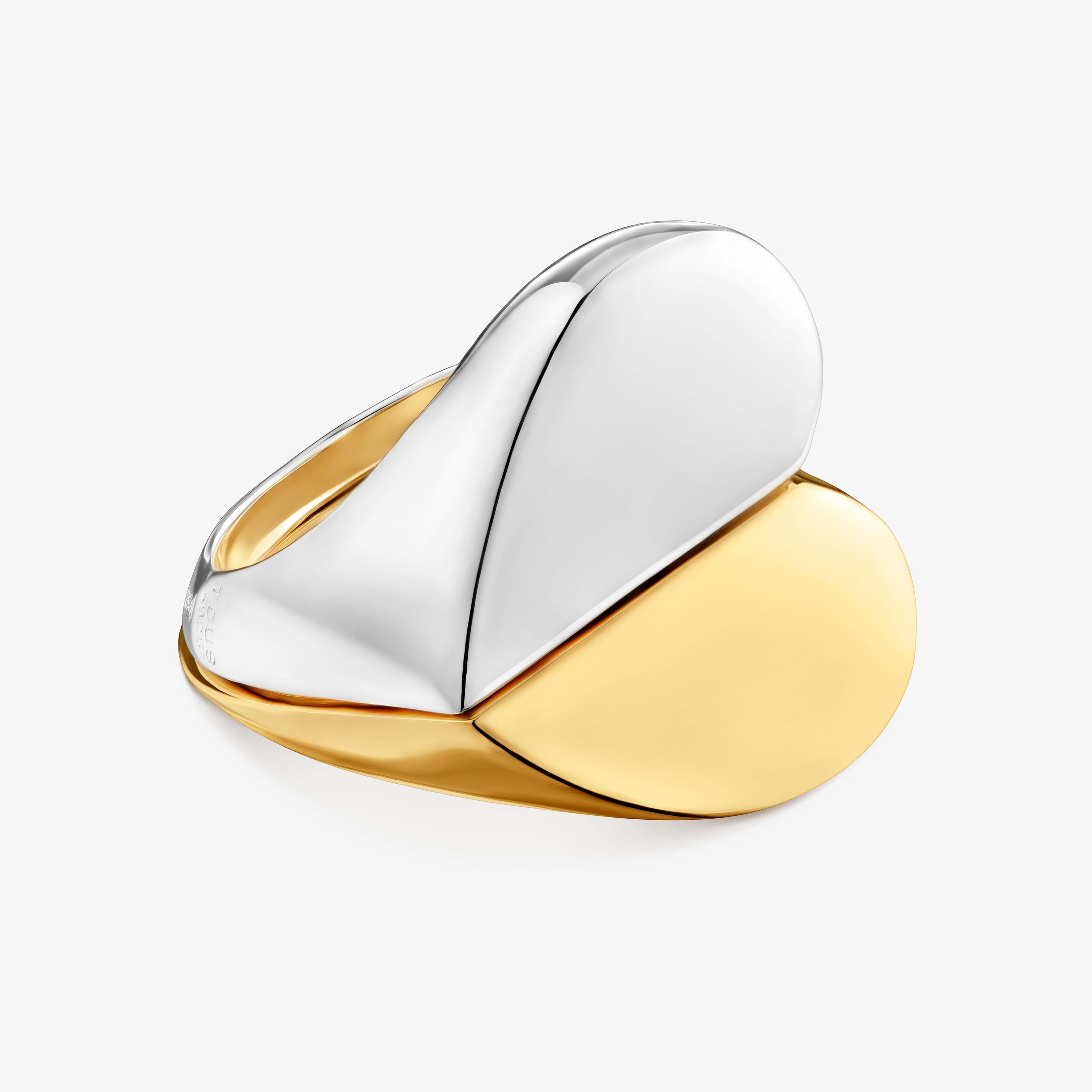 Pack of two-tone heart motif rings TOUS 1950
