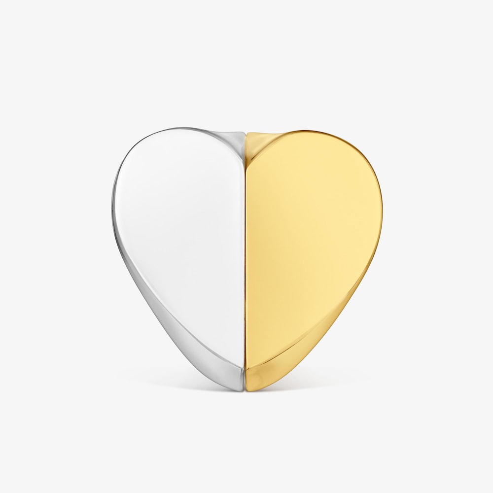 Zestaw dwukolorowych pierścionk&oacute;w z motywem serca TOUS 1950