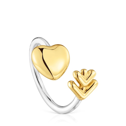 Bague ouverte bicolore TOUS Flechazo