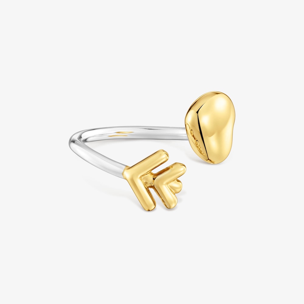 Bague ouverte bicolore TOUS Flechazo