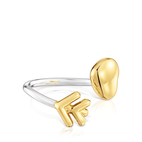 Bague ouverte bicolore TOUS Flechazo