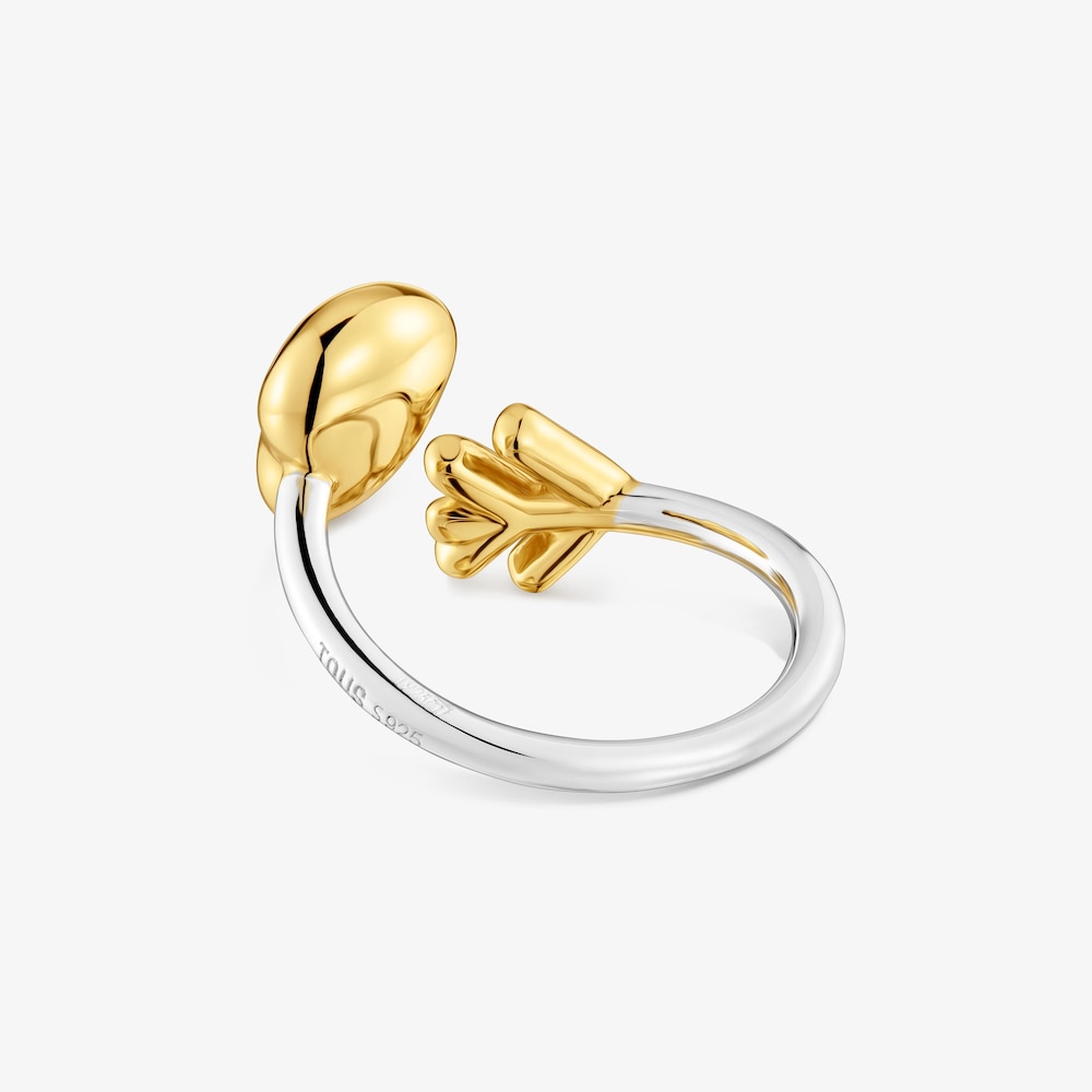 Bague ouverte bicolore TOUS Flechazo