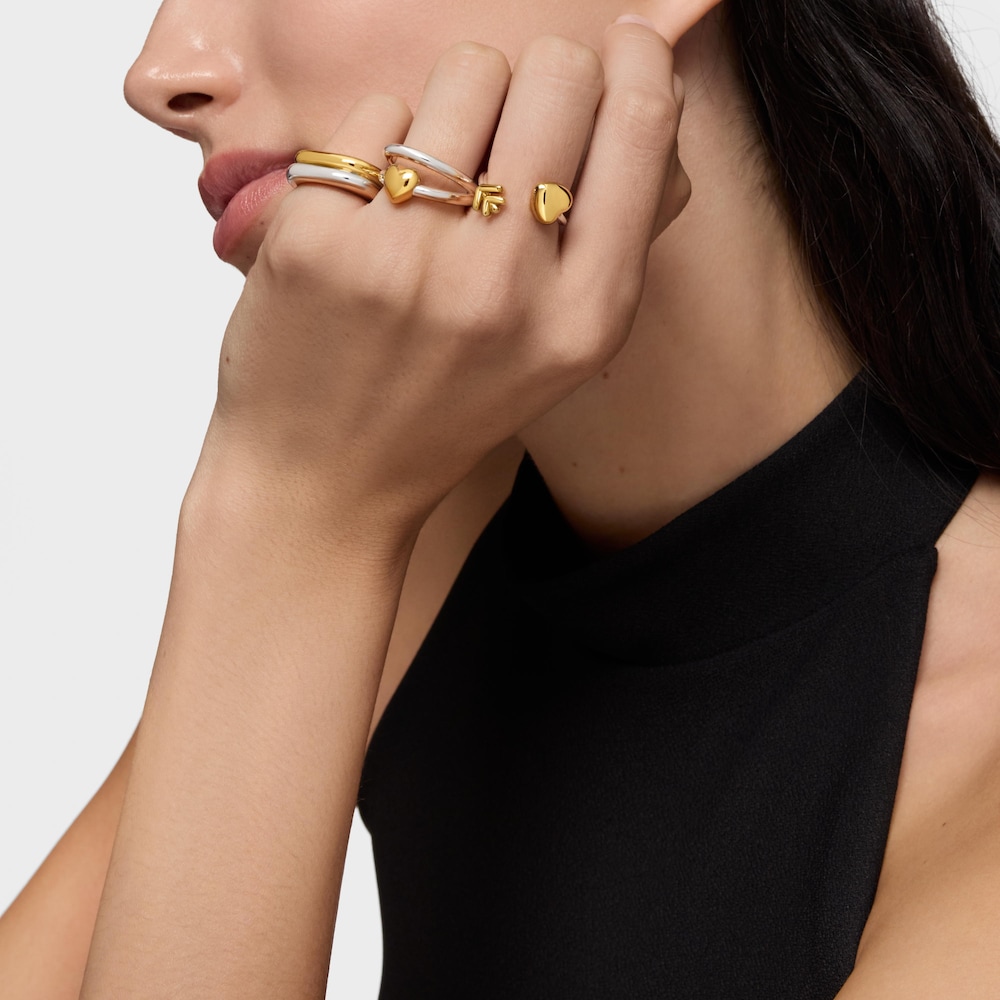 Bague ouverte bicolore TOUS Flechazo