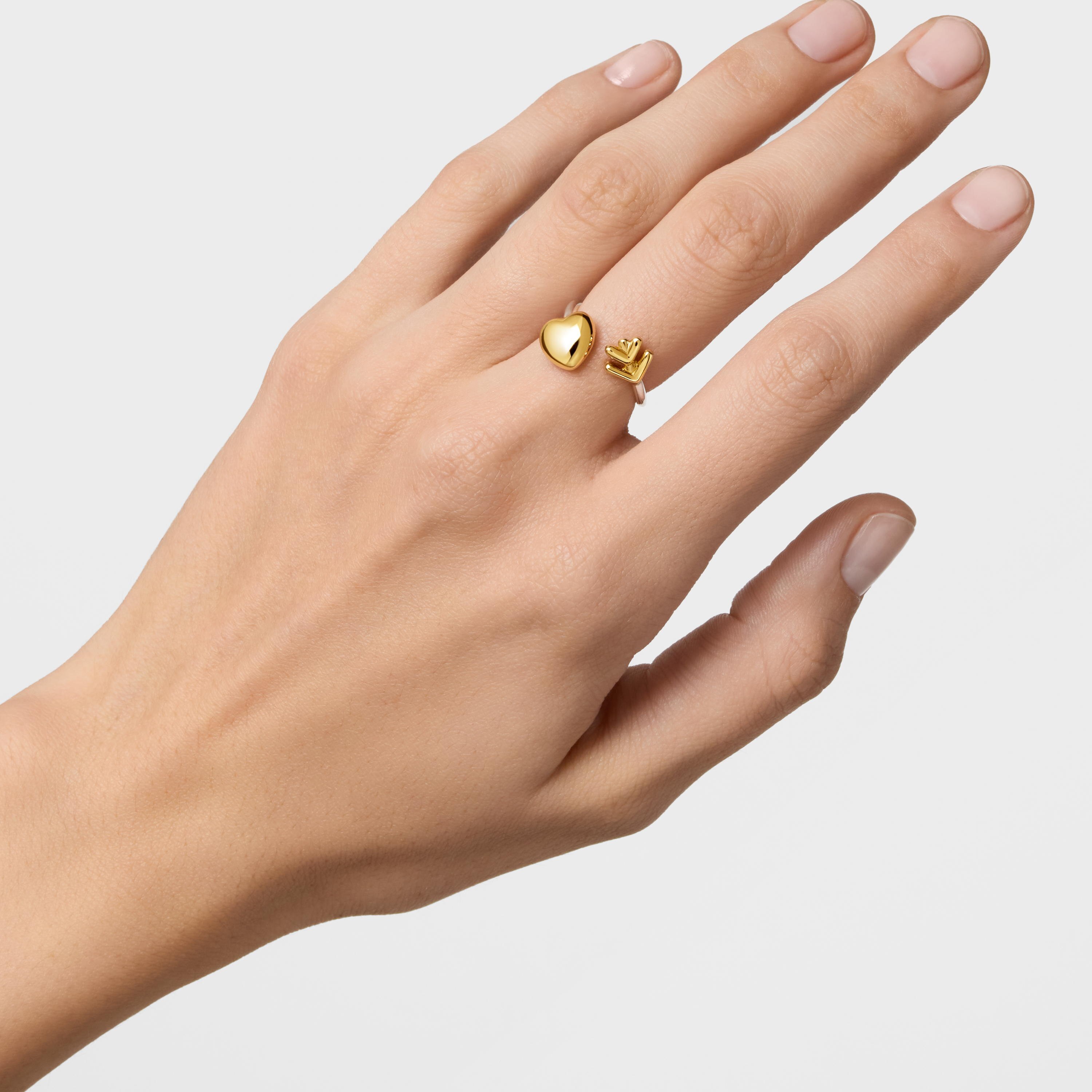 Two-tone Open ring TOUS Flechazo
