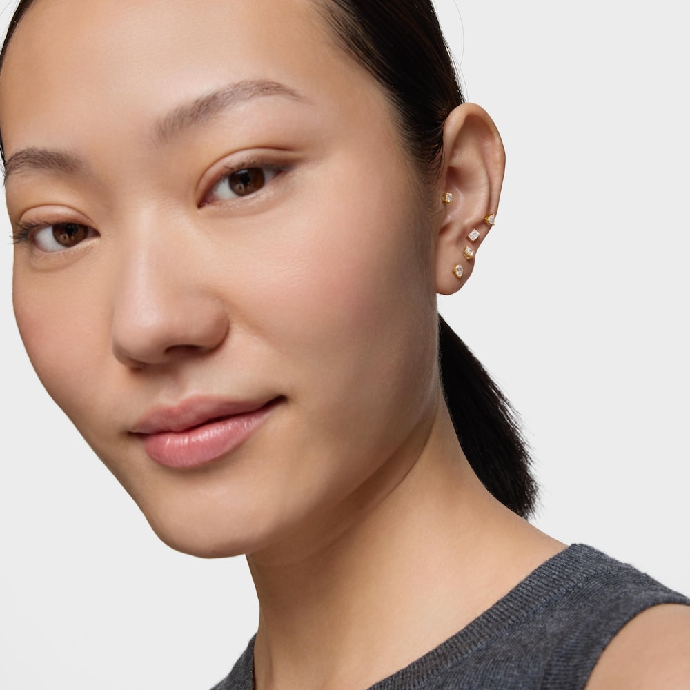 Single 14K solid gold Earring with 0.15ct lab-grown diamond TOUS Shine LGD