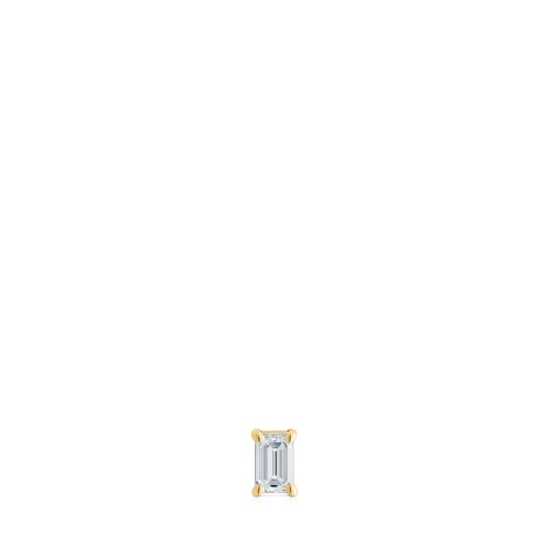 Single 14kt gold Earring with 0.20ct lab-grown diamond TOUS Shine LGD
