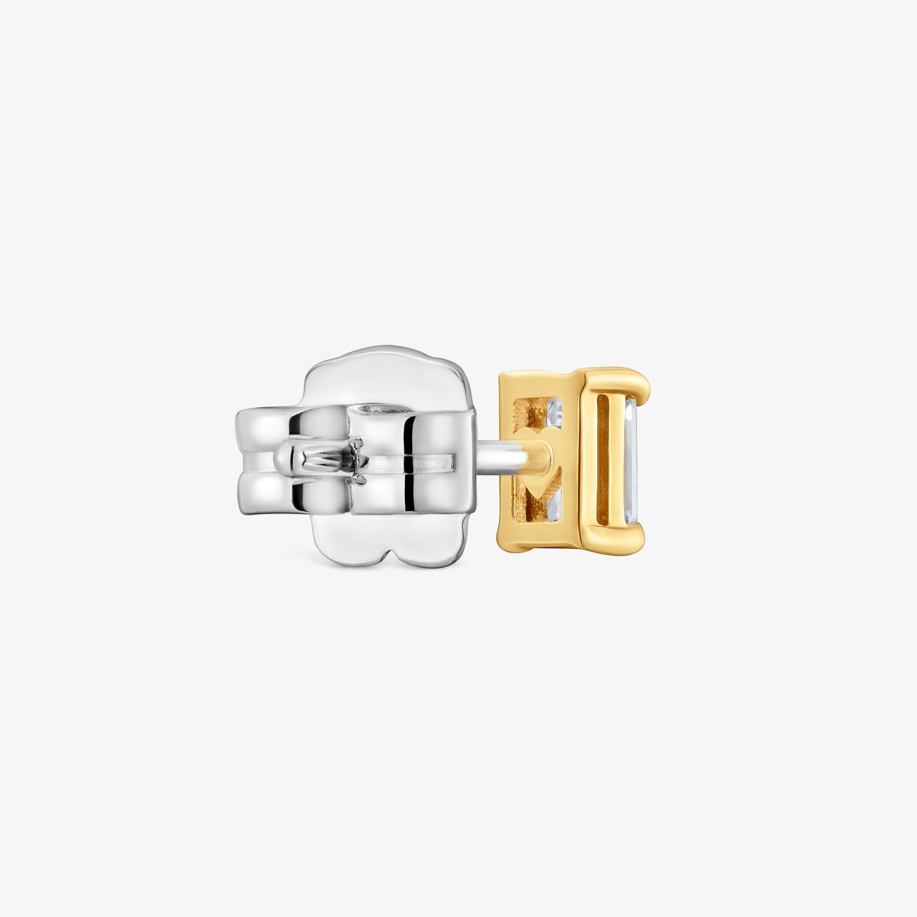 Single 14K solid gold Earring with 0.20ct lab-grown diamond TOUS Shine LGD