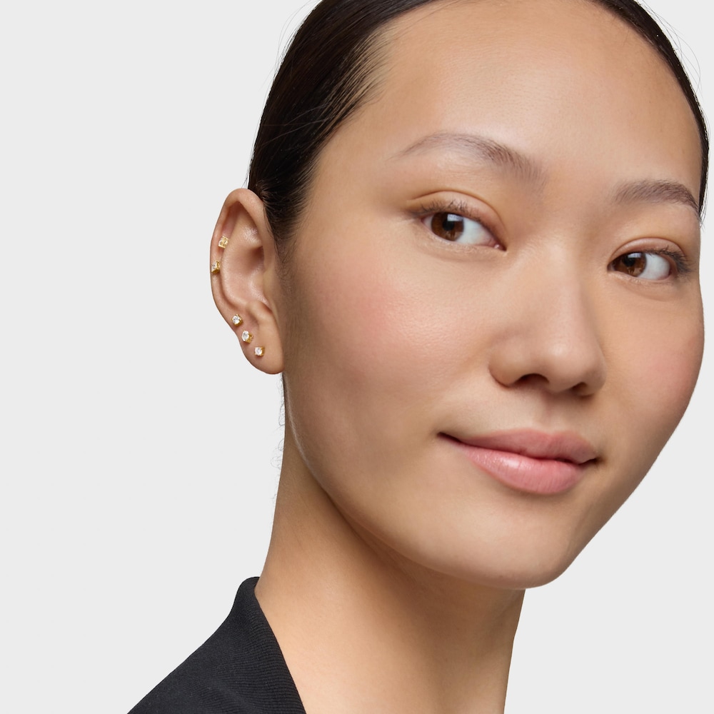 Orecchino singolo in oro 14&nbsp;kt e diamante da 0,10&nbsp;ct creato in laboratorio TOUS Shine LGD