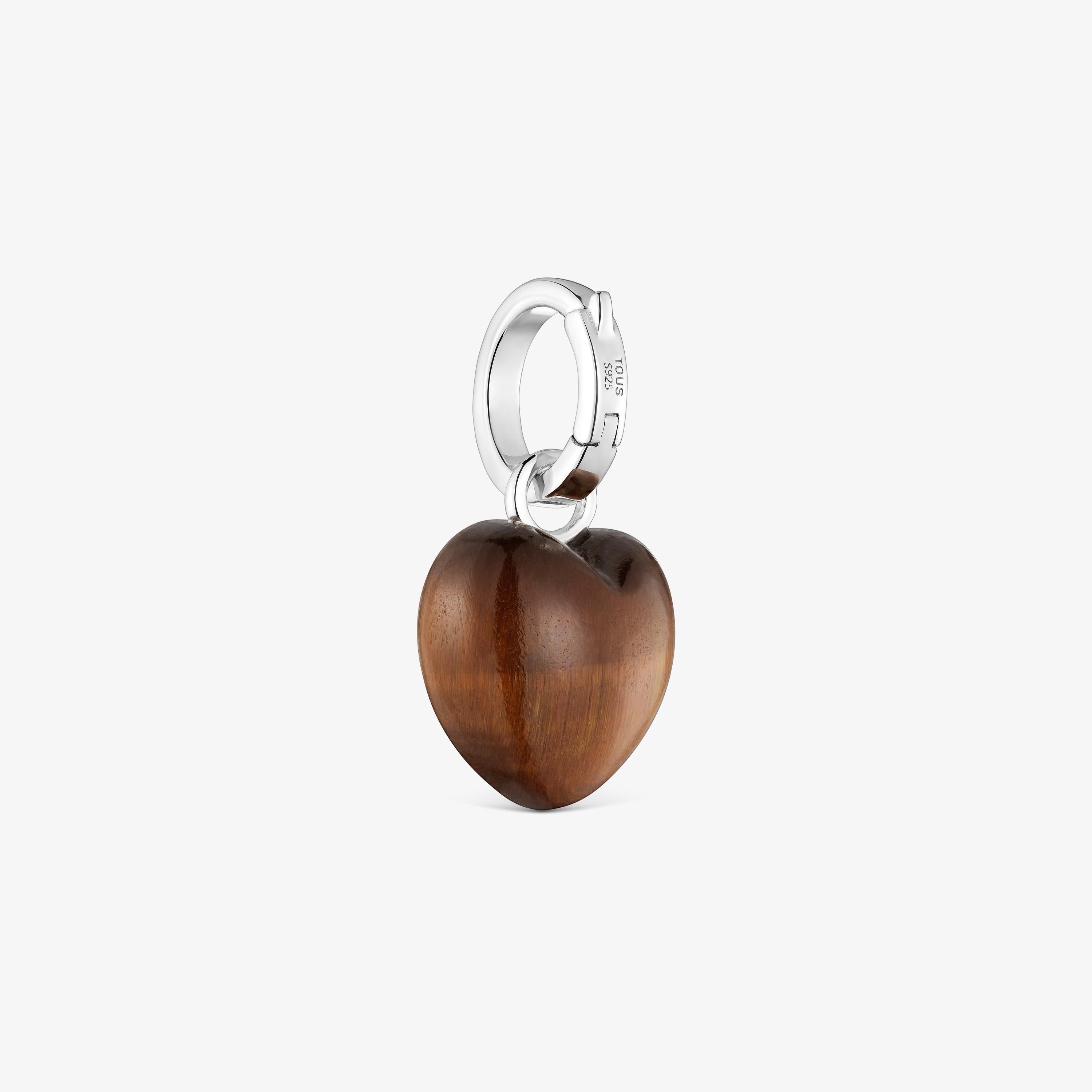 Silver Pendant with tiger’s eye TOUS Flechazo