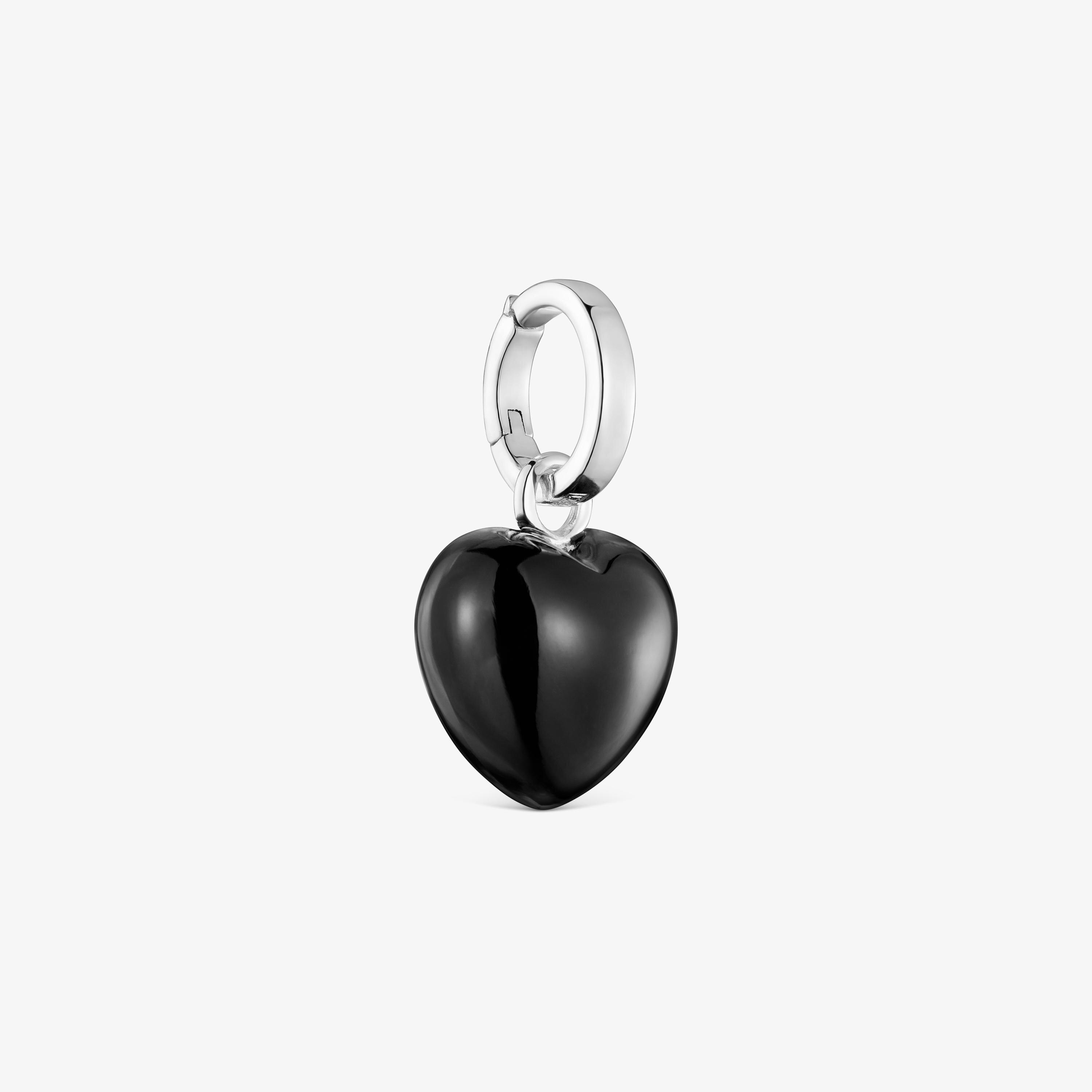 Silver Pendant with onyx TOUS Flechazo