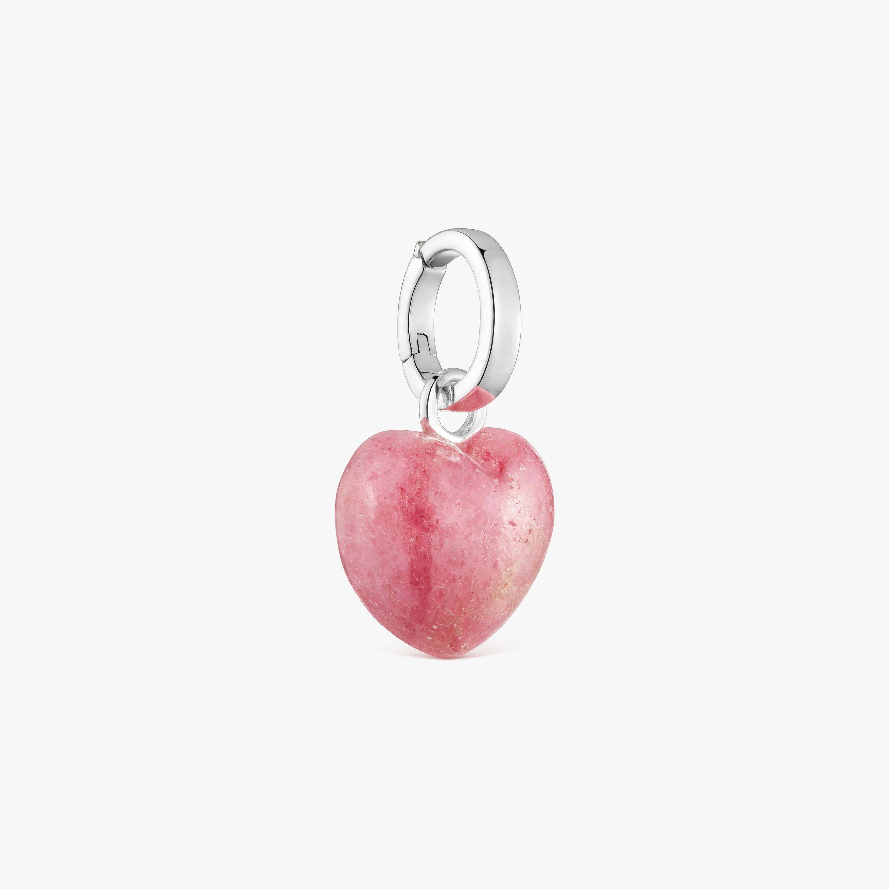 Silver Pendant with rhodonite TOUS Flechazo