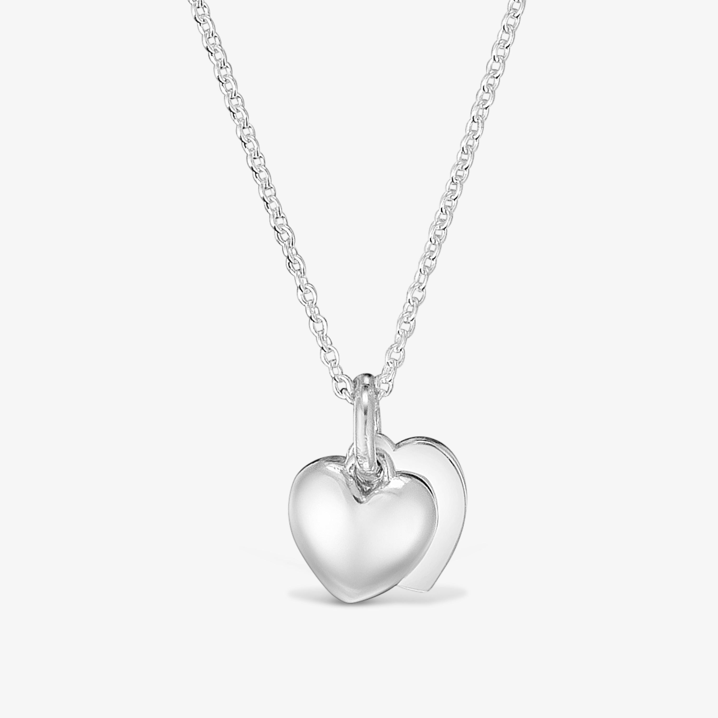 9 mm silver double-heart Necklace TOUS Flechazo | TOUS 9 mm silver double-heart Necklace TOUS Flechazo | TOUS