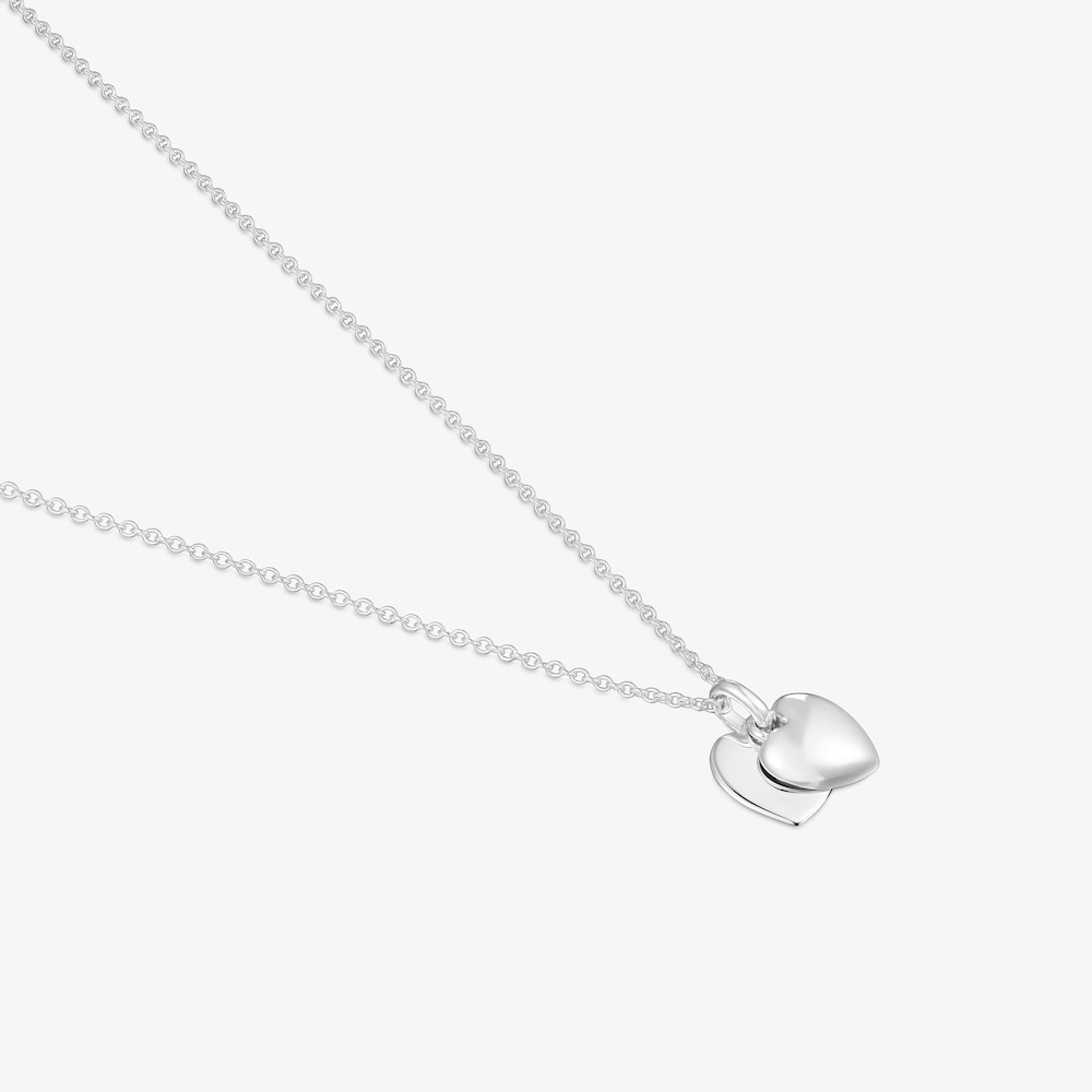 Collier en argent double c&oelig;ur 9&nbsp;mm TOUS Flechazo