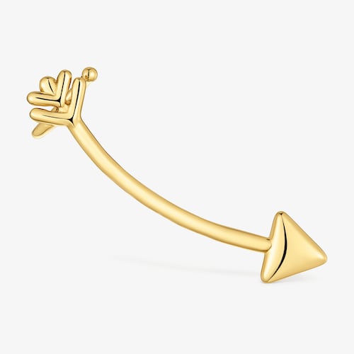 Boucle d&rsquo;oreille grimpante en argent plaqu&eacute; or 18&nbsp;ct TOUS Flechazo