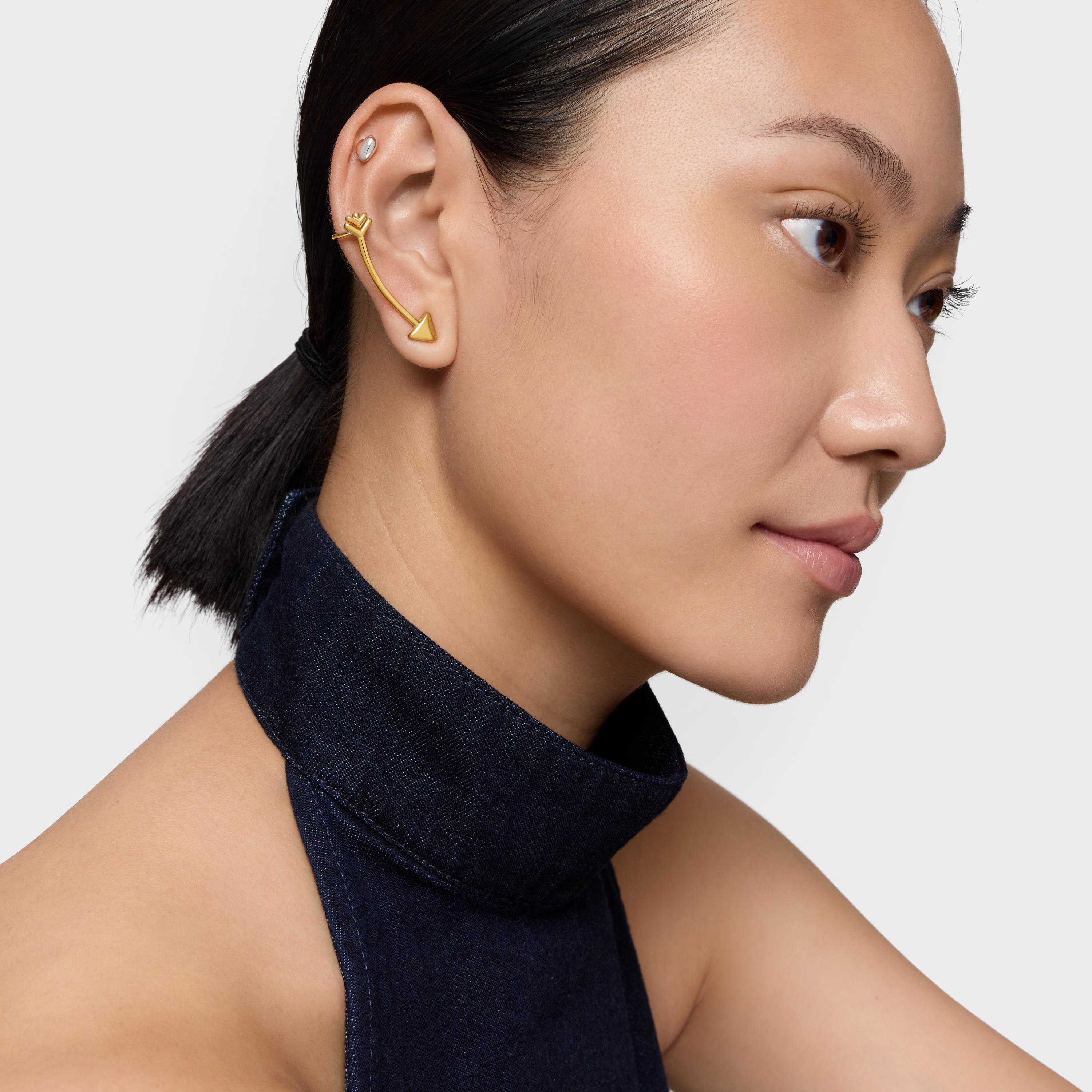 Climber earring with 18K gold vermeil TOUS Flechazo