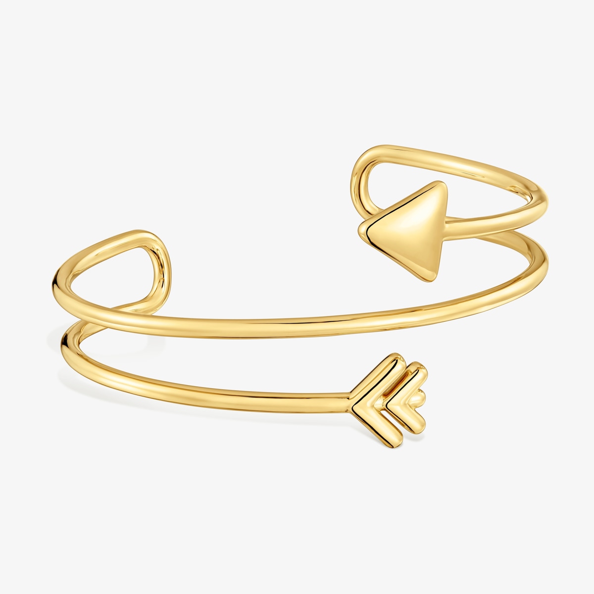 Tous - Pulsera Esclava Con Baño De Oro 18 Kt Sobre Plata Tous Flechazo - Dorado