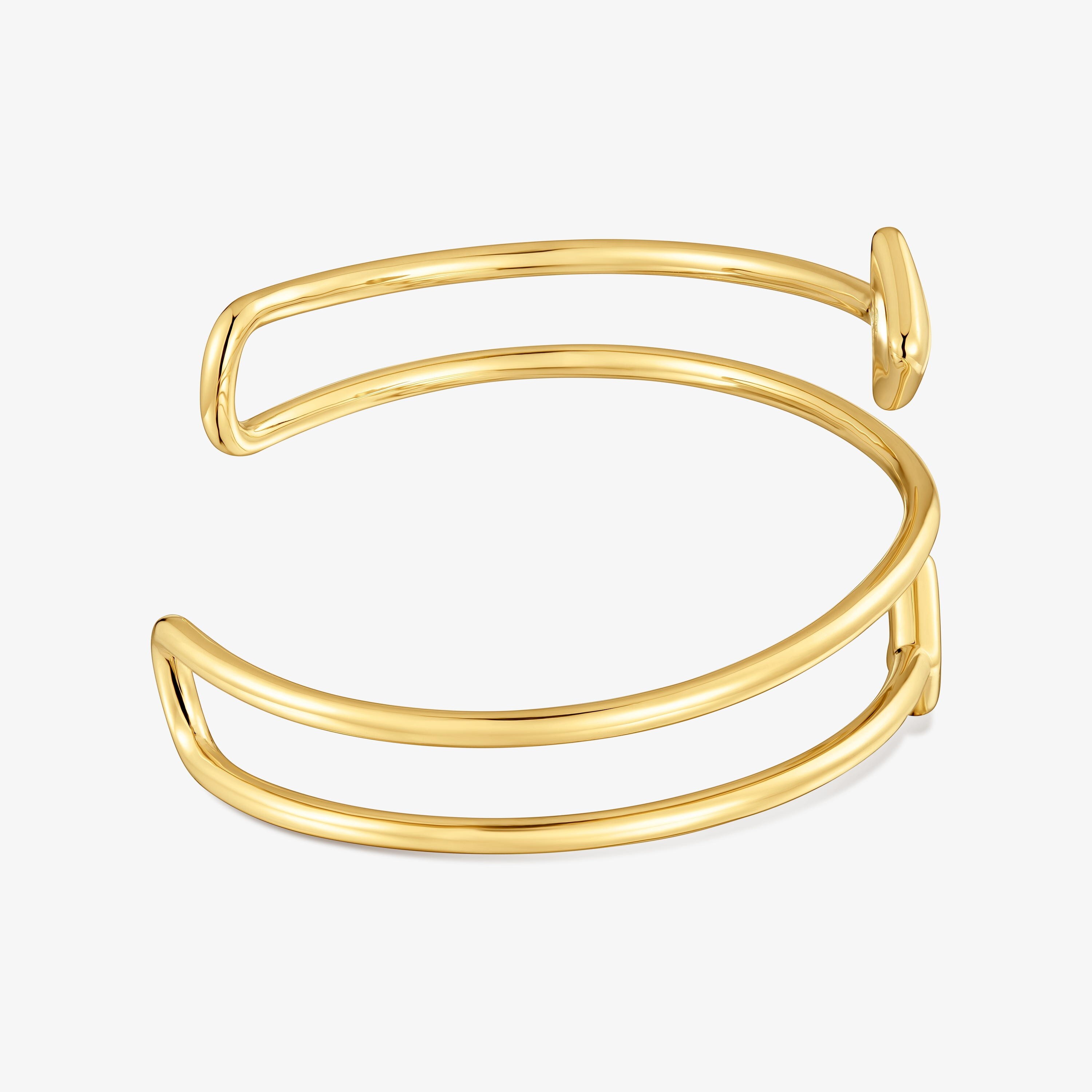 Bangle with 18K gold vermeil TOUS Flechazo