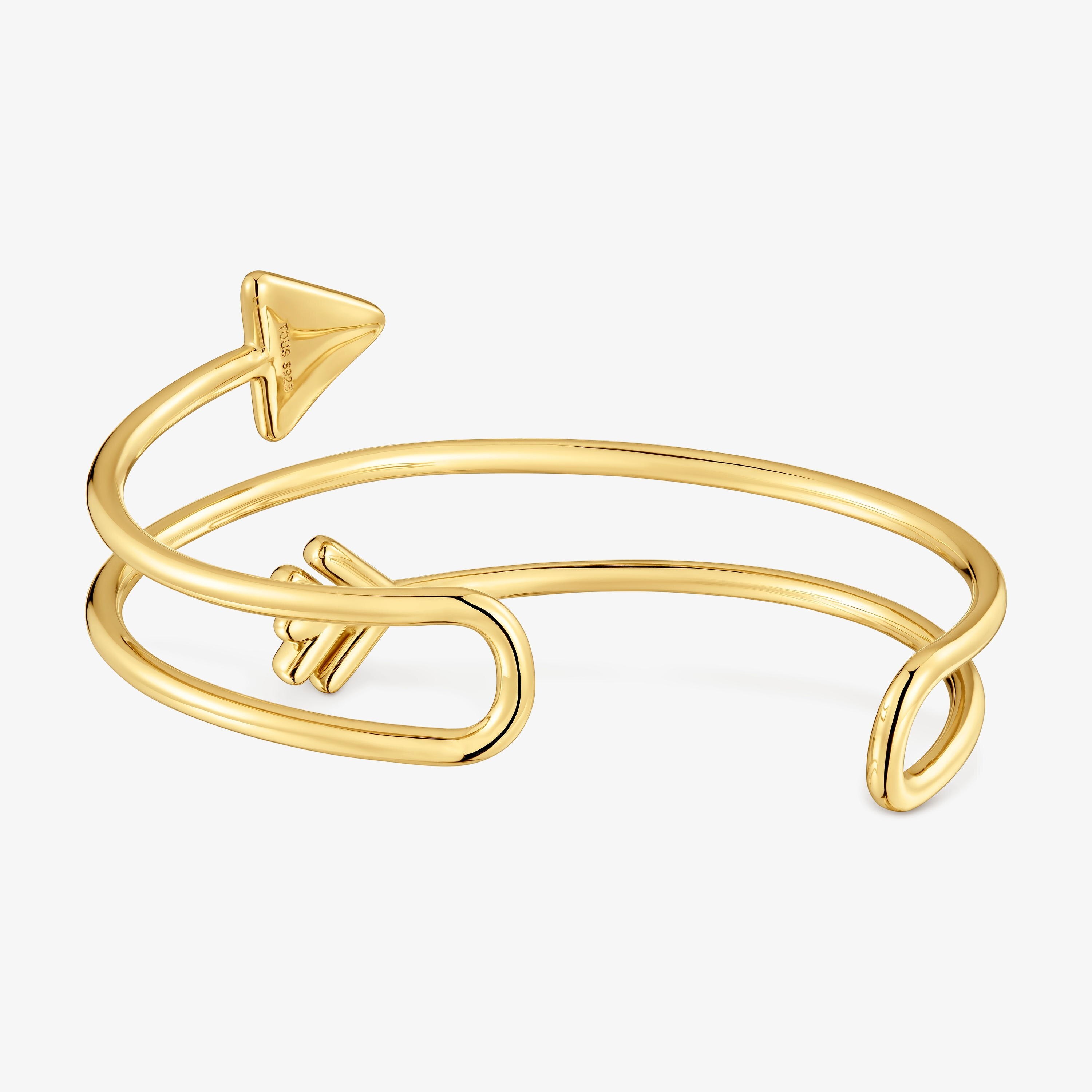 Bangle with 18K gold vermeil TOUS Flechazo