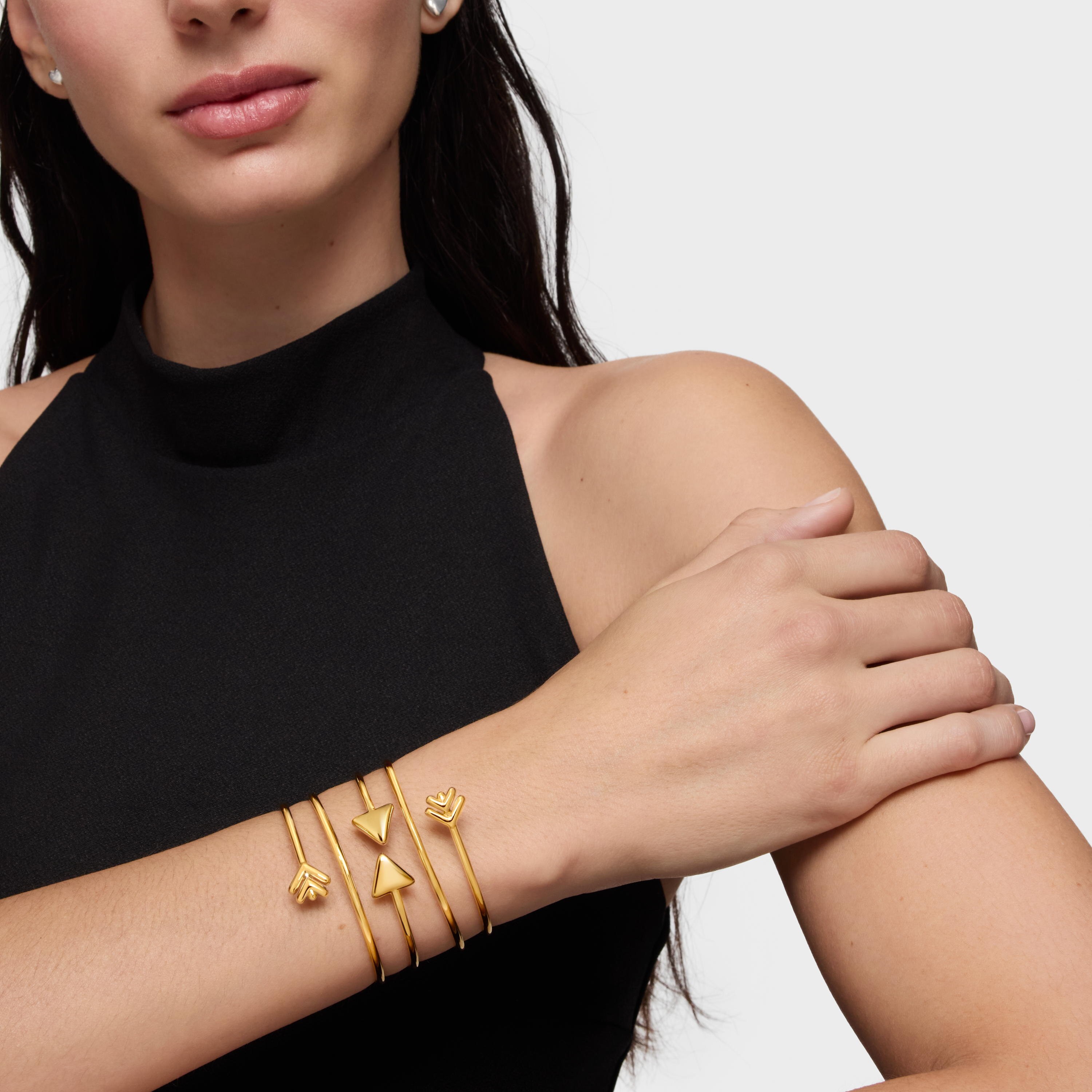 Bangle with 18K gold vermeil TOUS Flechazo