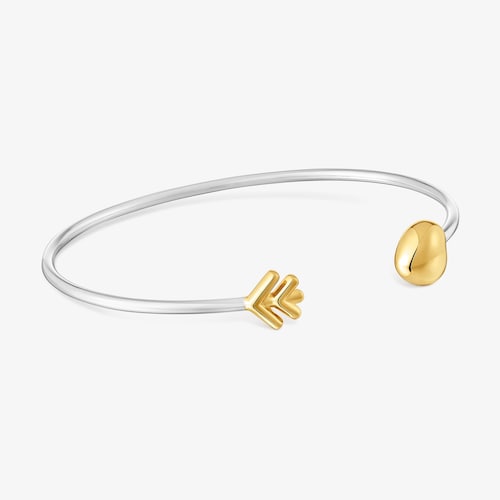 Bracelet manchette bicolore TOUS Flechazo