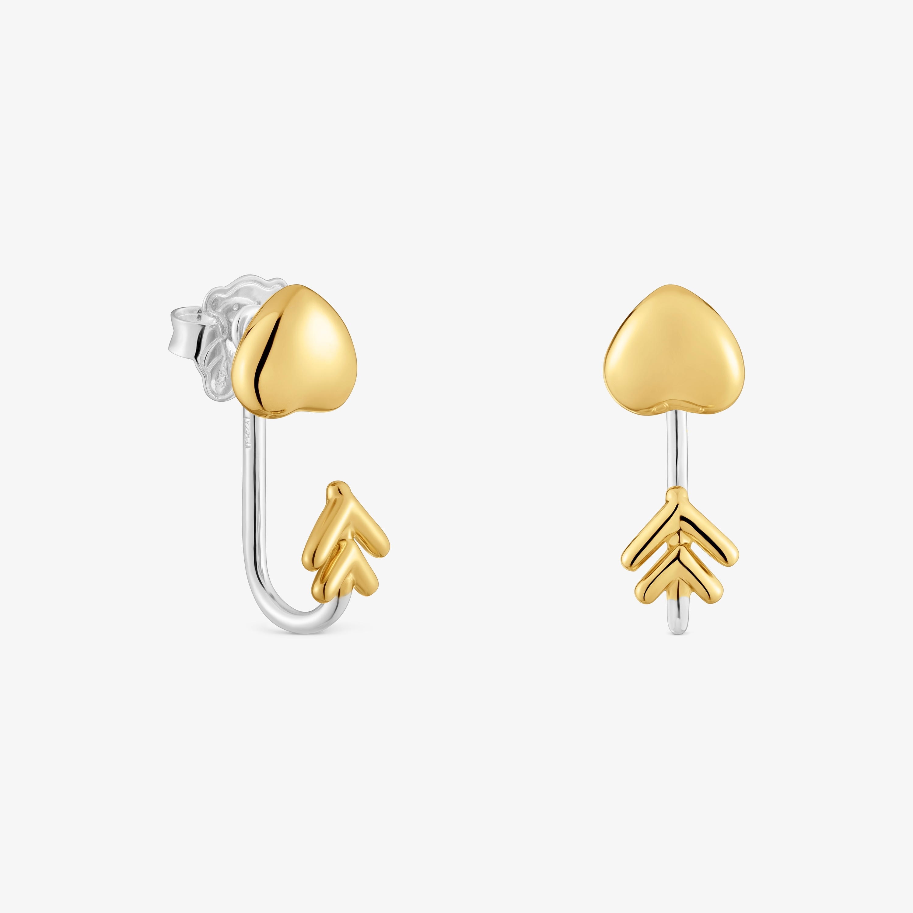 Two-tone Earrings TOUS Flechazo