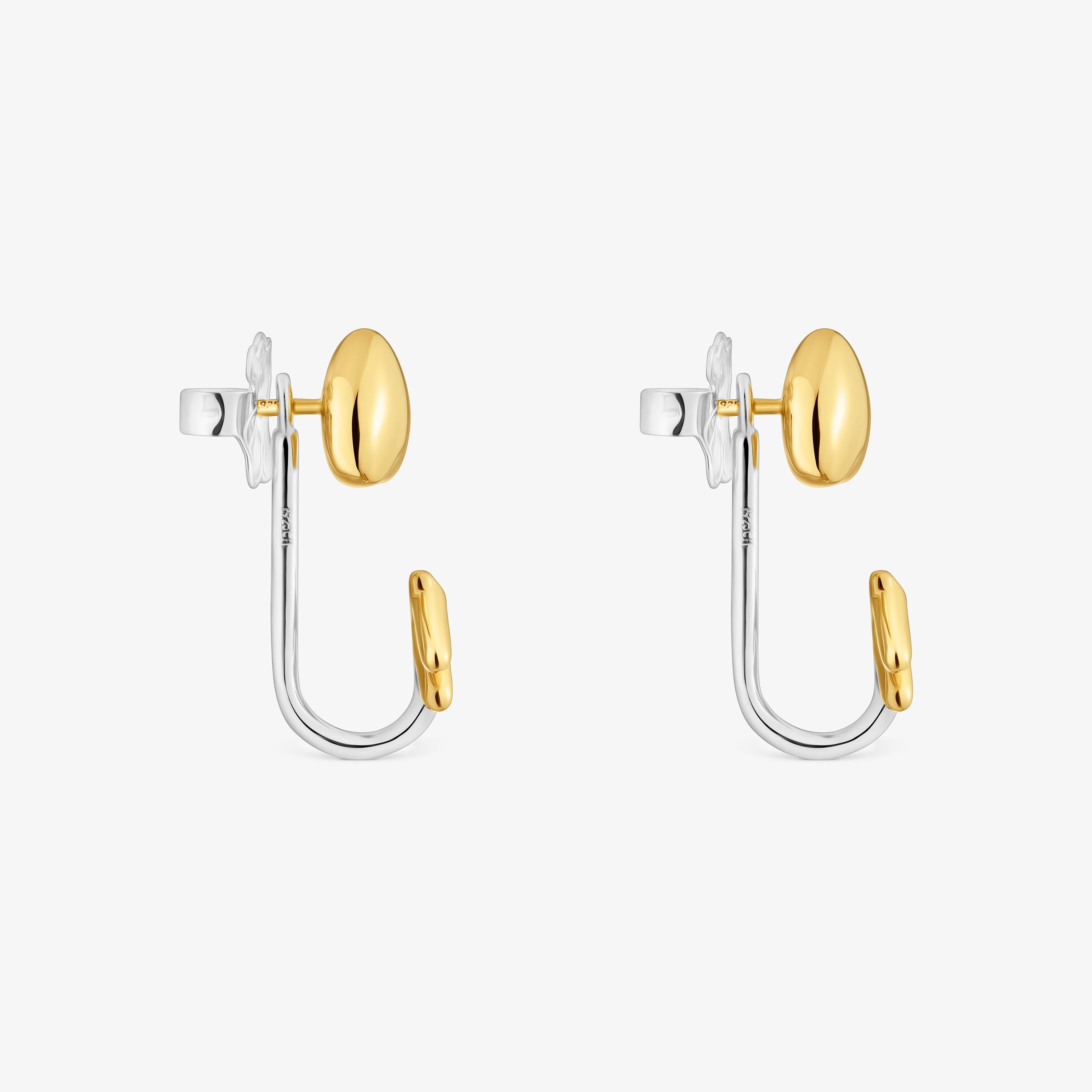 Two-tone Earrings TOUS Flechazo