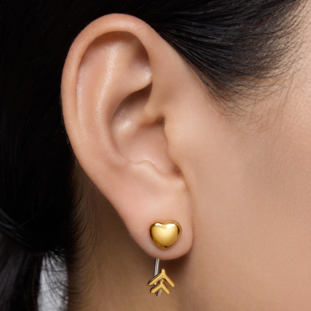 Boucles d&rsquo;oreilles bicolores TOUS Flechazo