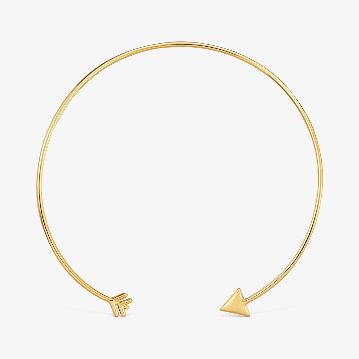 Tous - Gargantilla Con Baño De Oro 18 Kt Sobre Plata Tous Flechazo - Dorado